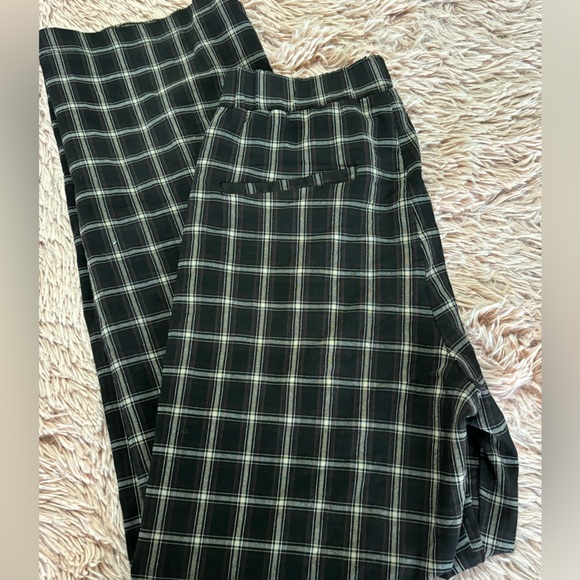 Plaid straight pants - Picture 2 of 5